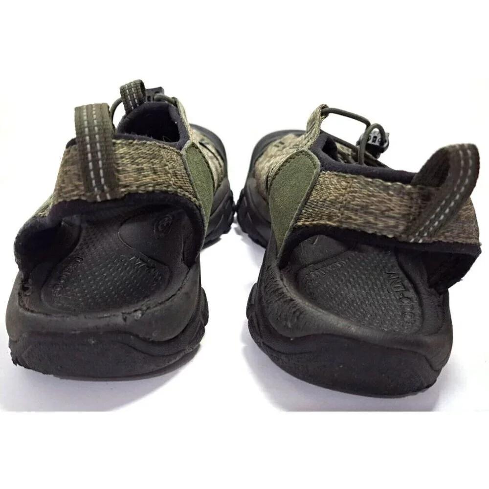Keen Women's 10 Newport Green Cap Toe Hiking Fisherman Anatomic Footbed Sandals
